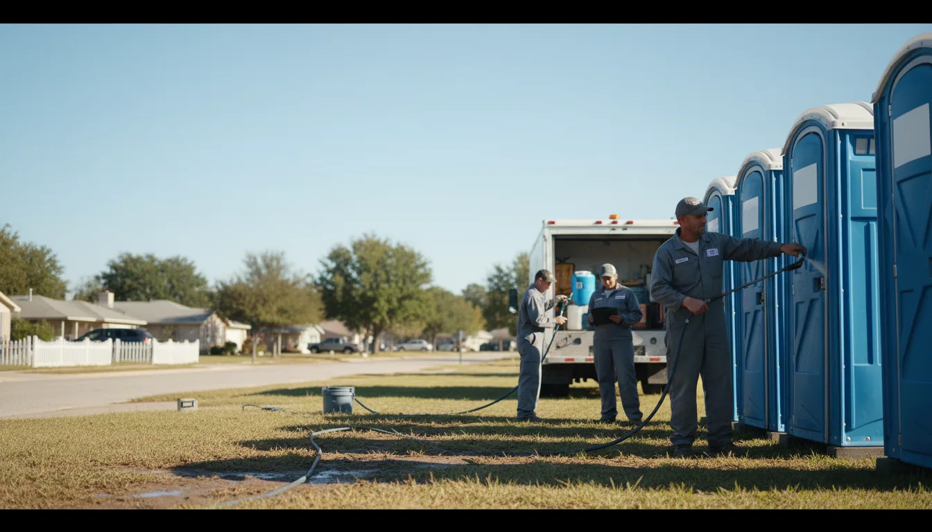 Long-Term Portable Toilet Rental in Pomerene, AZ near me
